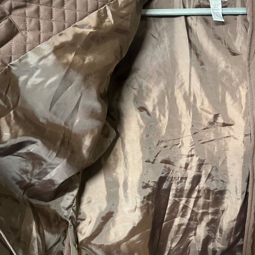 Back From The Saddle Women’s XL Lightweight Jacket Brown Western Cowgirl Utility - Picture 8 of 10